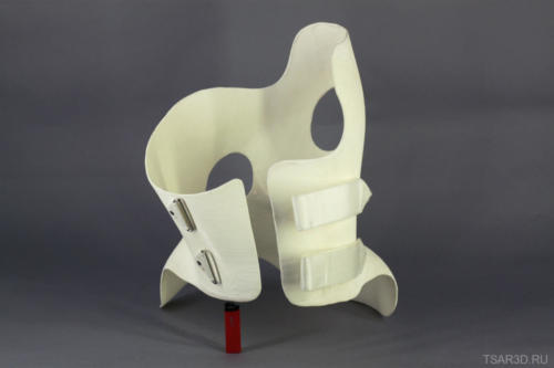 корсет ортопедический фиксирующий жесткий, напечатанный на 3D принтере Царь3D