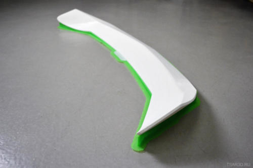 Спойлер. Модель для стеклопластиковой матрицы. Печать а 3D принтере Царь3D